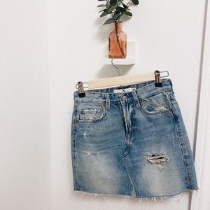 • H&M denim mini skirt •